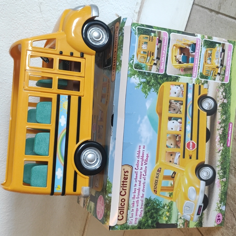 Calico Critters school bus